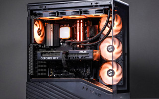 Black Thunder Build — 5-225F × RTX 5060 Ti, Sleek & Beastly